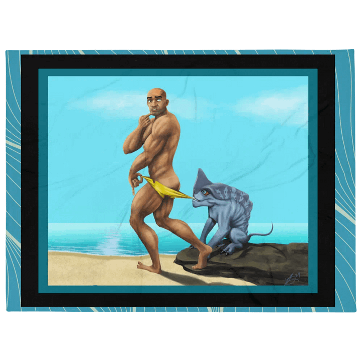 Beach Wrecker Throw Blanket product image (1)