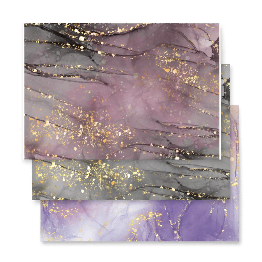 Mystic Marbled Wrapping Paper Set product image (4)