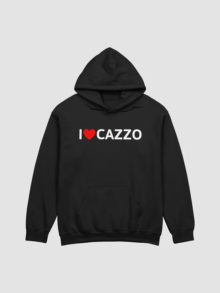 I ♥️ cazzo hoodie dark product image (2)