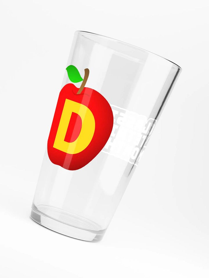 dcider.png Pint Glass product image (1)
