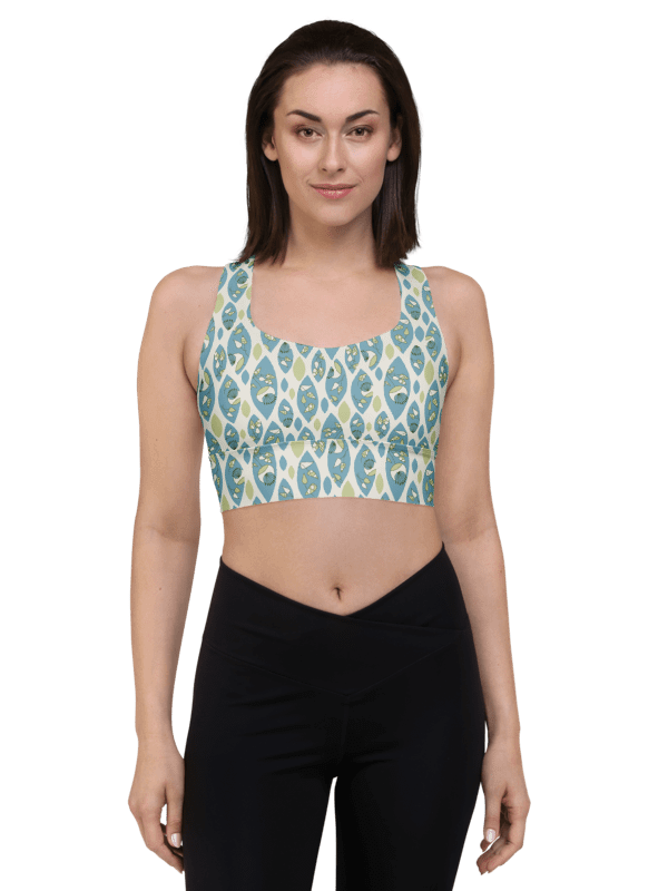 Chilly Summer | Recycled Longline Sports Bra product image (1)