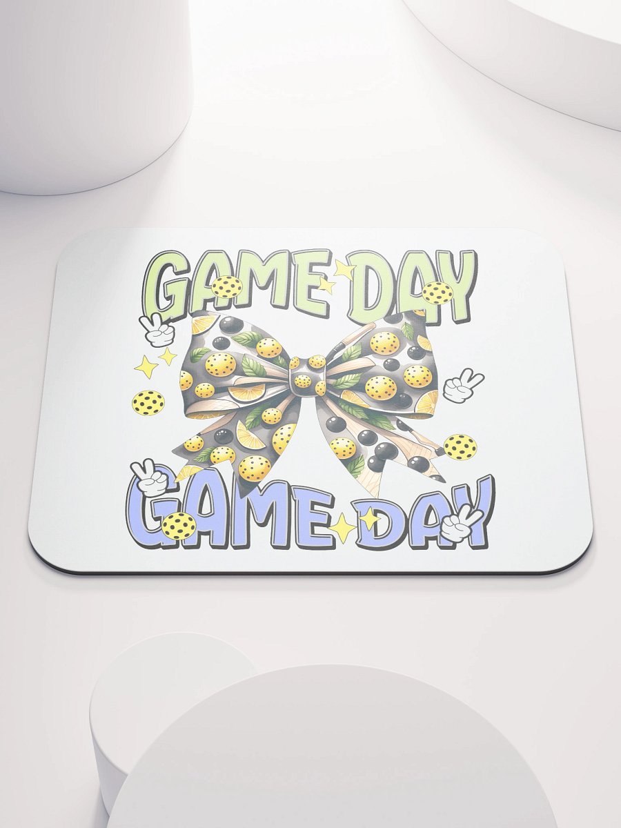 Game Day Bow Pickleball Mouse Pad product image (1)