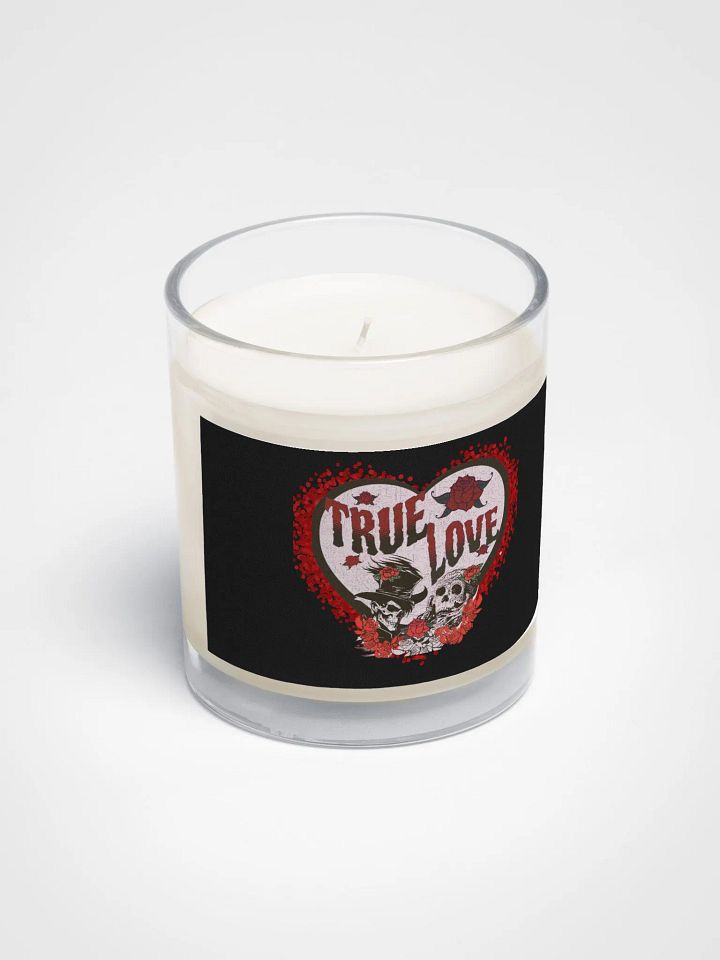 True Love Red & Black Design Candle product image (2)