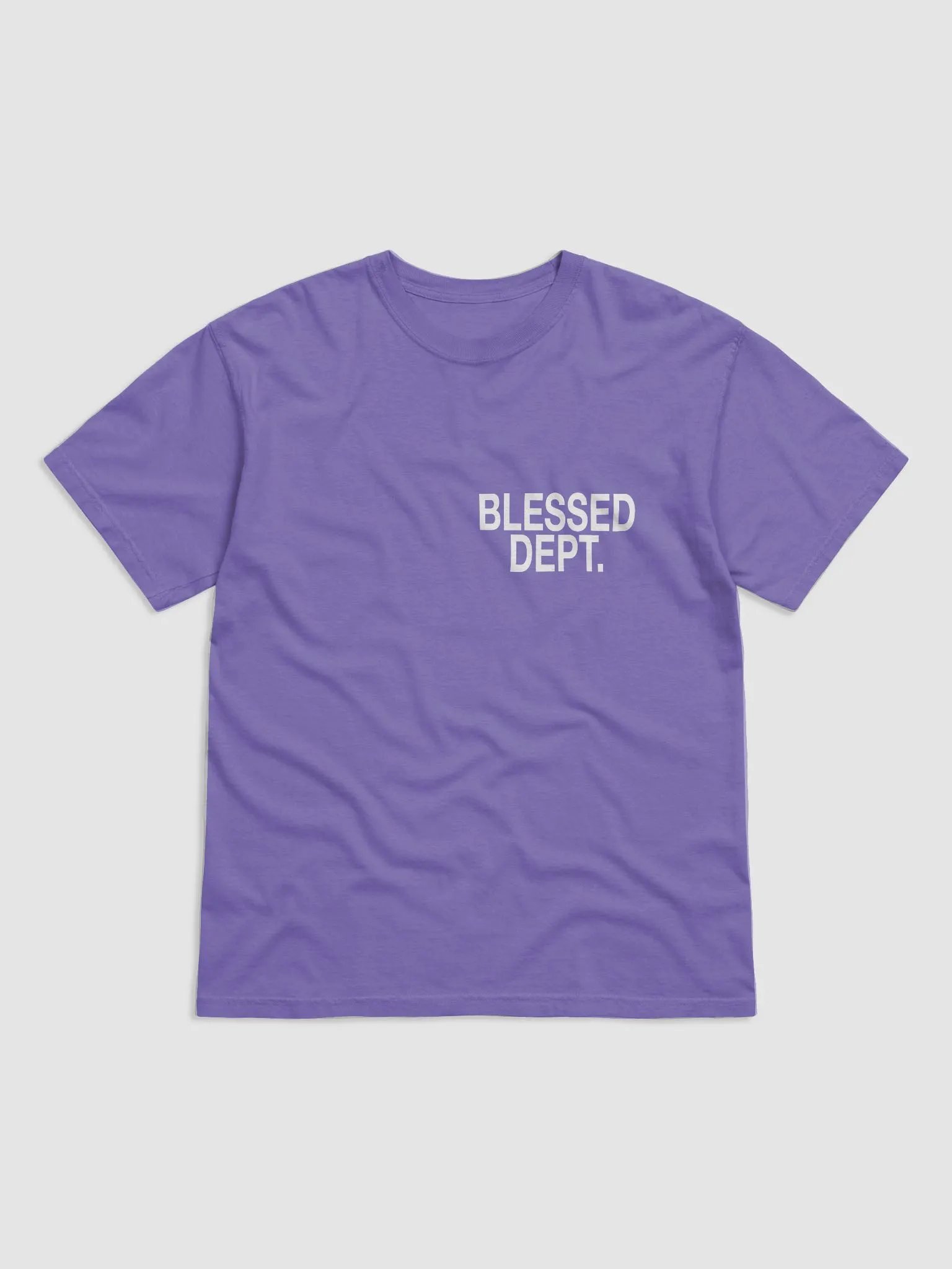 Blessed Dept. White Font T-Shirt product image (1)