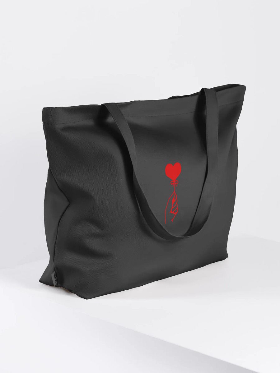 “Hold on to Love” – Eco-Friendly Organic Tote Bag product image (4)