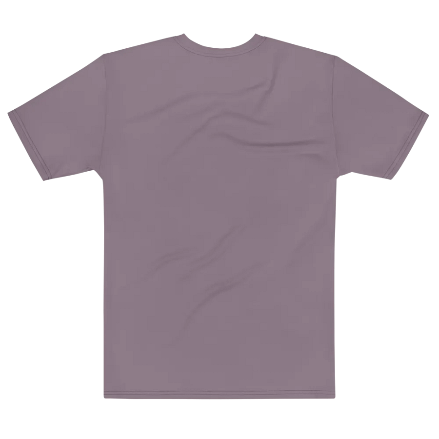 Plain Faded Orchid Grey Soft Summer Men's Crewneck Polyester Heavyweight Premium T-Shirt by Treasure Pie product image (7)