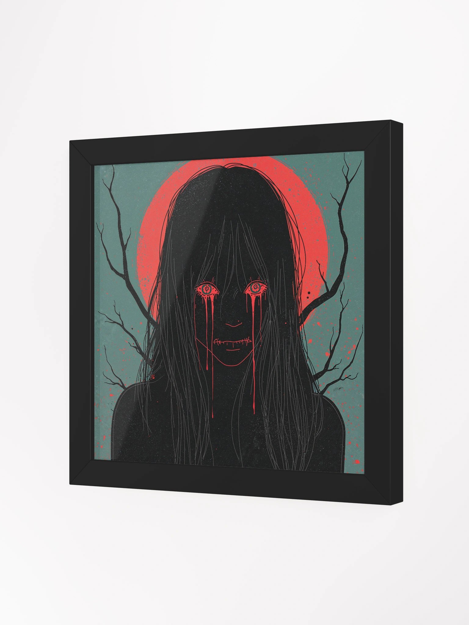 Crimson Silence Framed Print product image (8)
