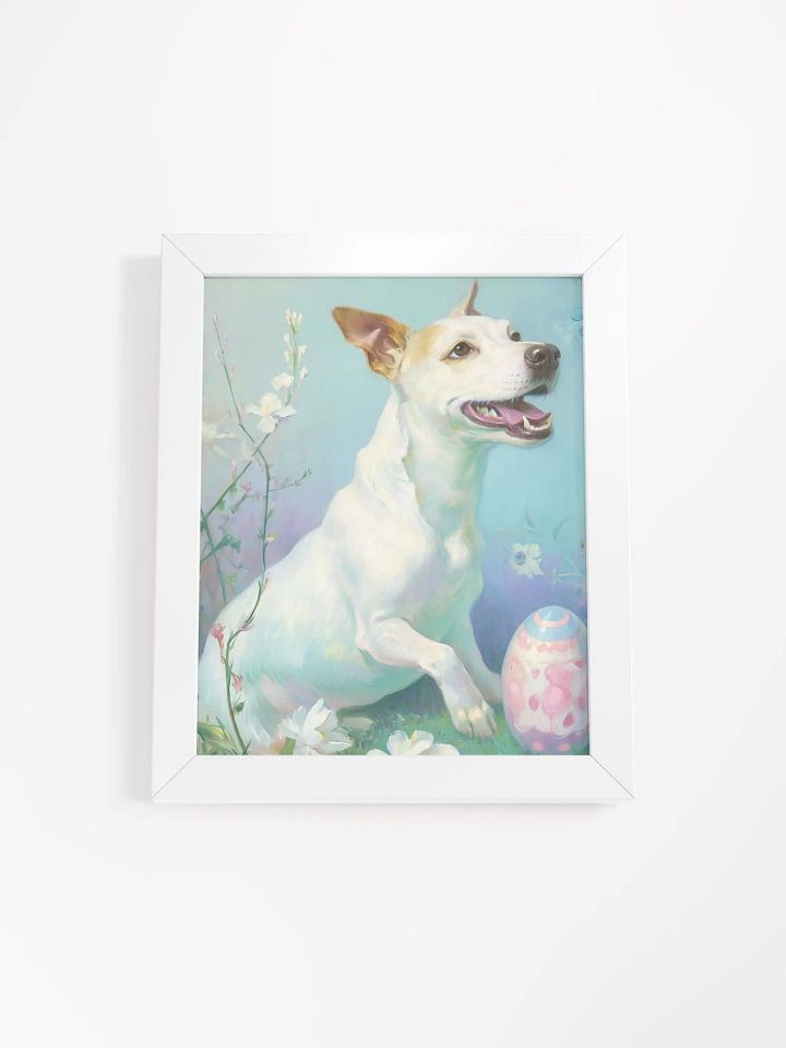 Easter Paws: Serene Dog in Flower Field product image (1)