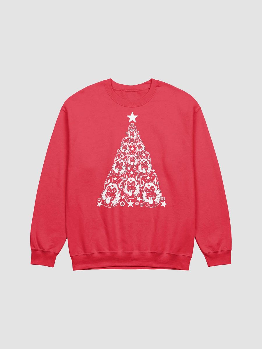 German Shepherd Christmas Tree Sweatshirt Design for German Shepherd Paw-rents product image (23)