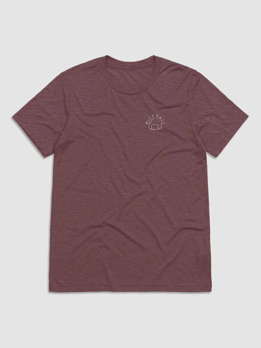 Rice Ball Triblend T-Shirt - (Maroon) product image (4)