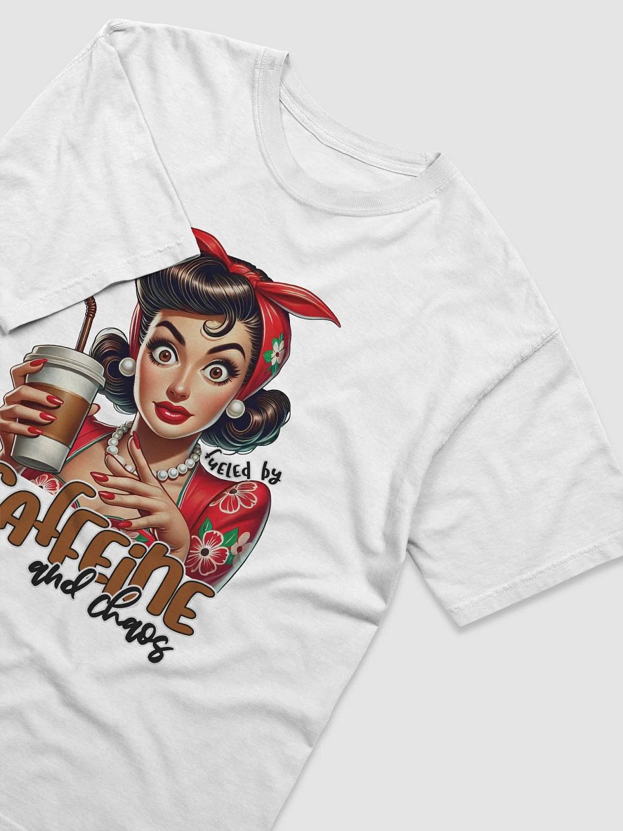 Fueled by Caffeine and Chaos Vintage Charm T-Shirt product image (3)