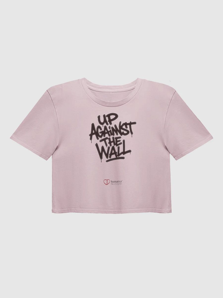 Up against the wall on Women's Premium Crop Top product image (1)