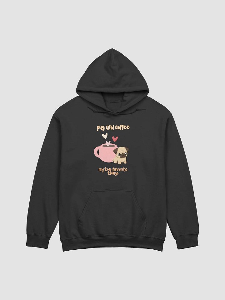 Pug & Coffee Cozy Hoodie product image (2)