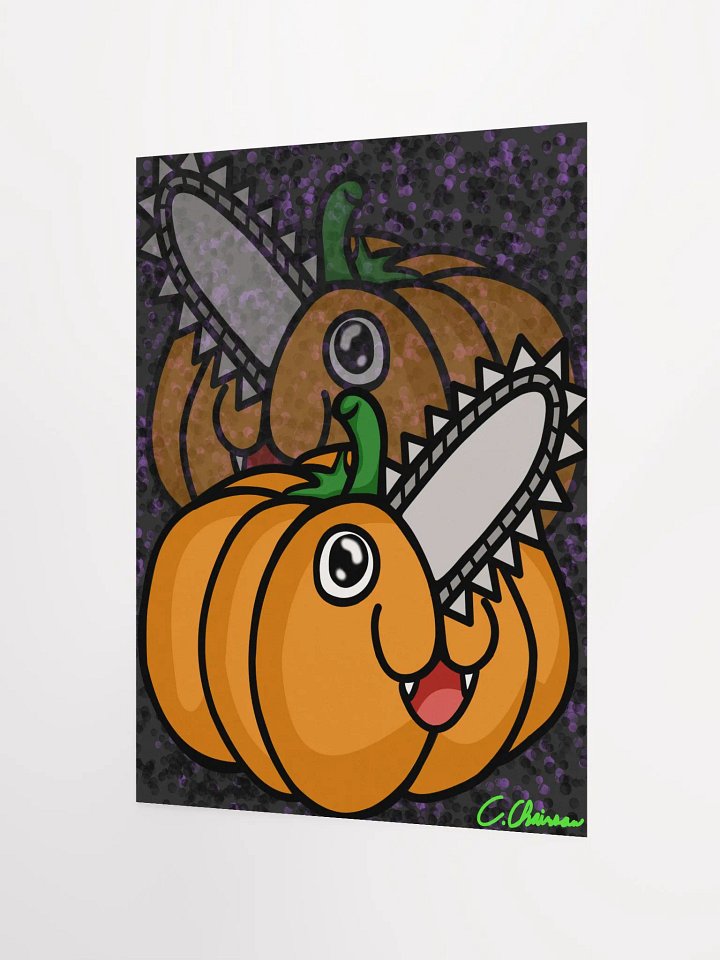 Pumpkinsaw Poster (purple/black) product image (2)
