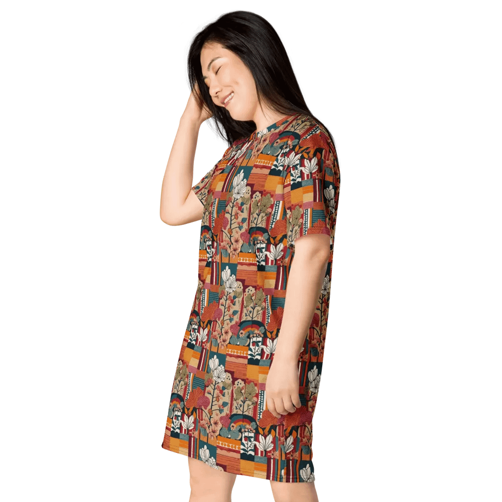 Nature's Geometry All-Over Dress product image (3)