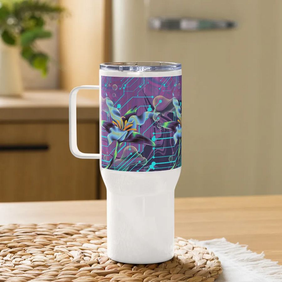 Purple mood insulated travel mug for the modern GnenZ ladies product image (10)
