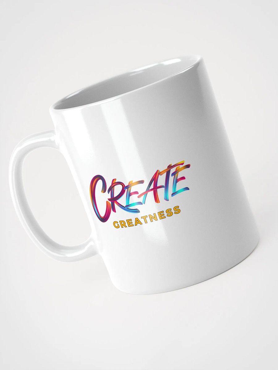 Born to Dance Her Silhouette + Rainbow Create Greatness Mug product image (9)