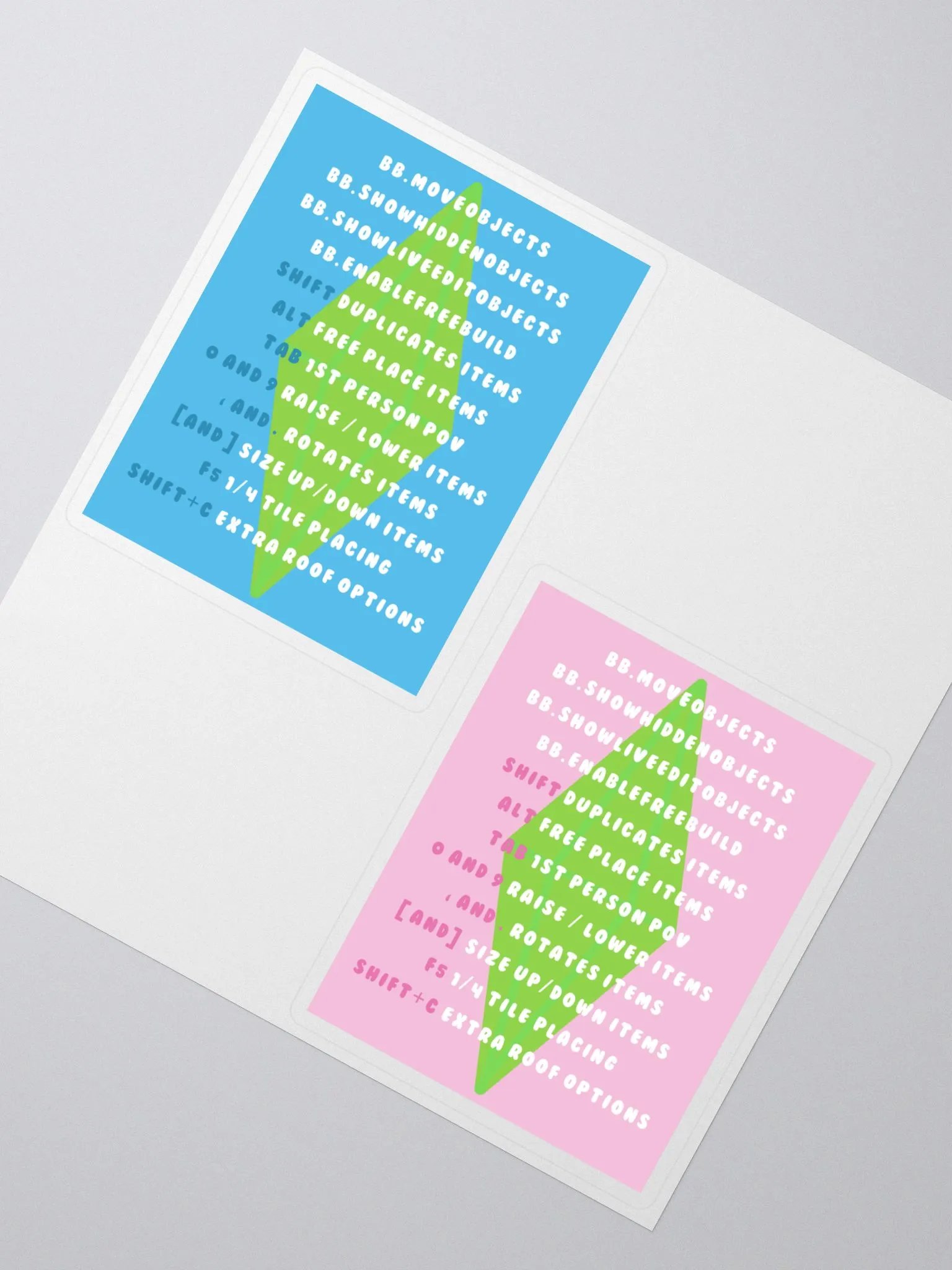 Cheat Sheet Sticker product image (2)