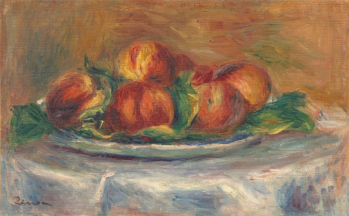 Vintage Art Download - Auguste Renoir, Peaches on a Plate c. 1900-1905 product image (1)