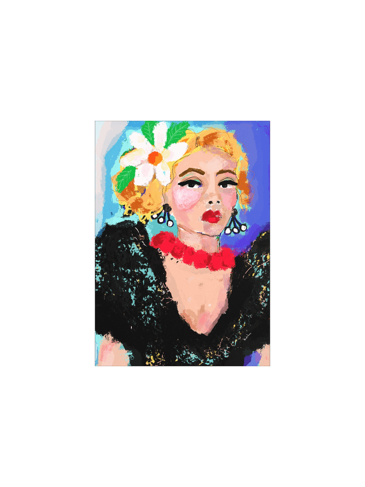 Petals and Poise - Premium Art Poster product image (1)