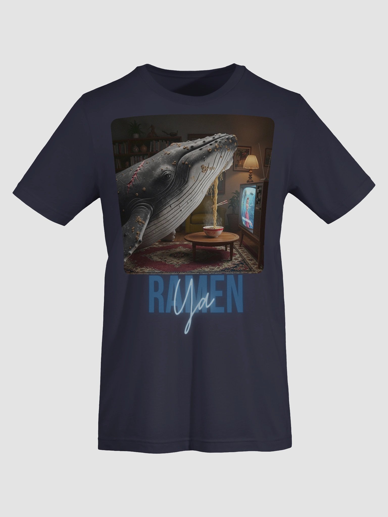 Surreal RamenYa Whale T-Shirt product image (7)