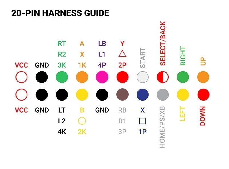 20-Pin Arcade Button Harness product image (5)
