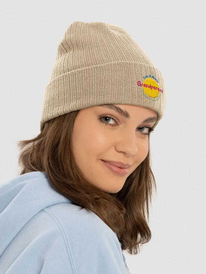 GenX Made Grandparent Ribbed Beanie product image (1)