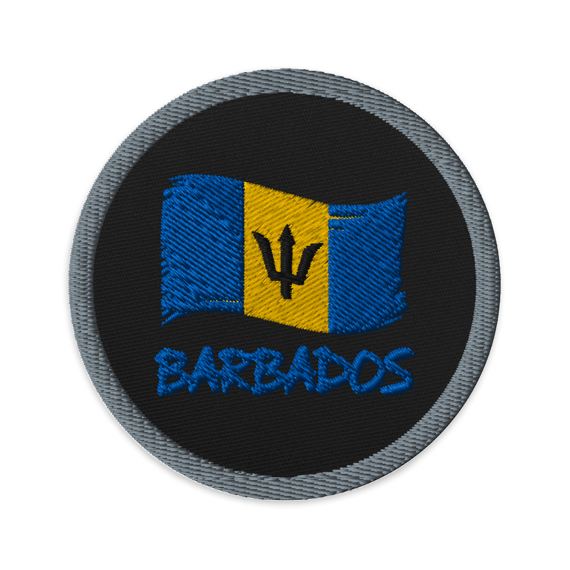 Barbados Flag Embroidered Patch product image (1)