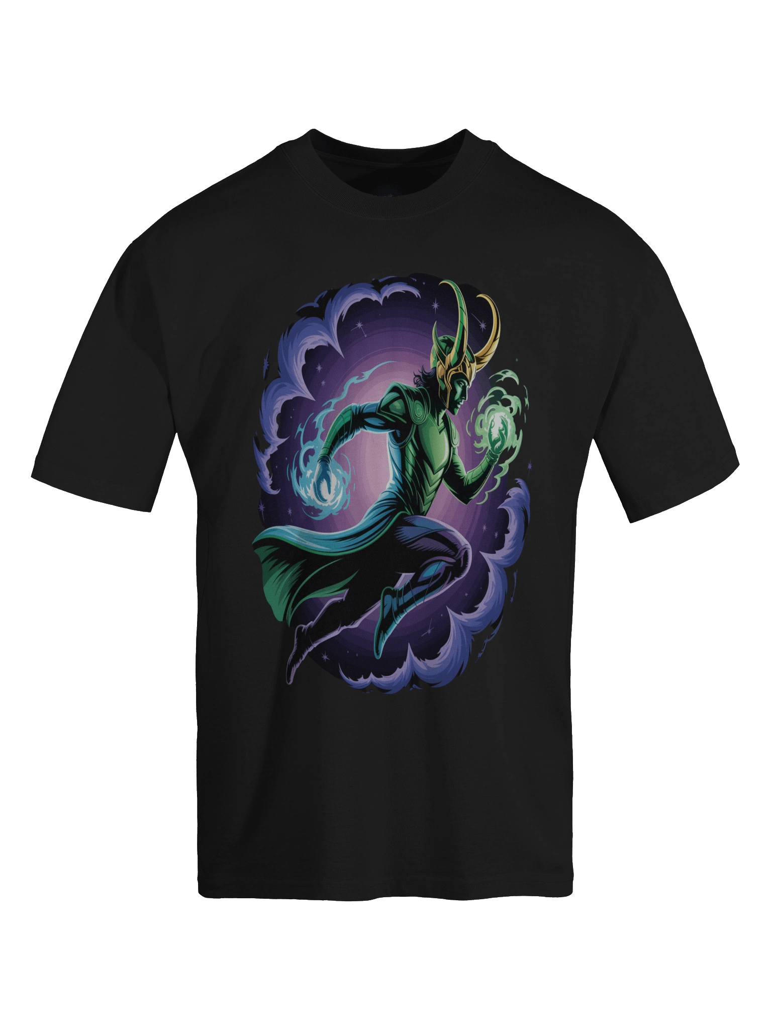Loki Sorcerous Surge Oversized Faded T-Shirt product image (1)