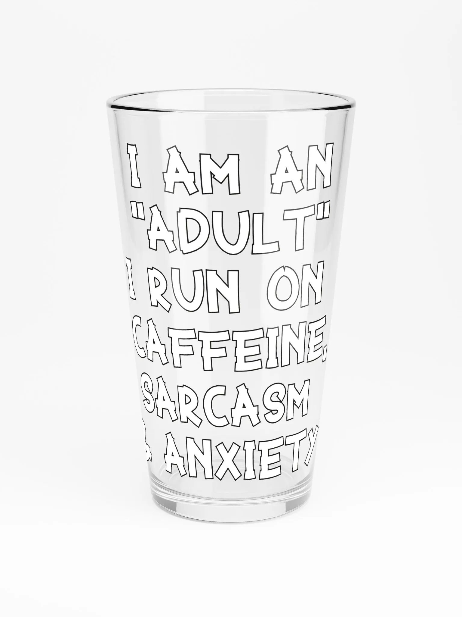 "ADULT" Pint Glass product image (3)