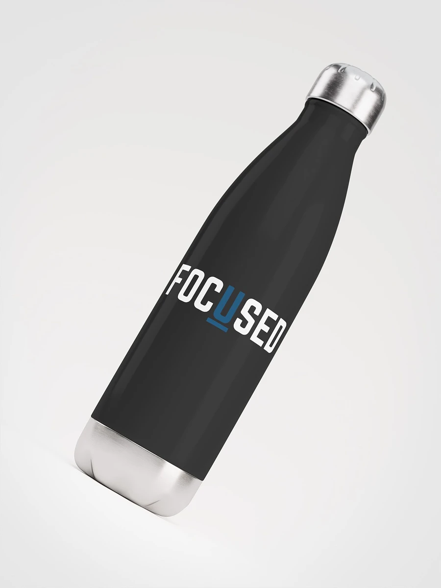 FOCUSED Stainless Steel Water Bottle (Black) product image (4)