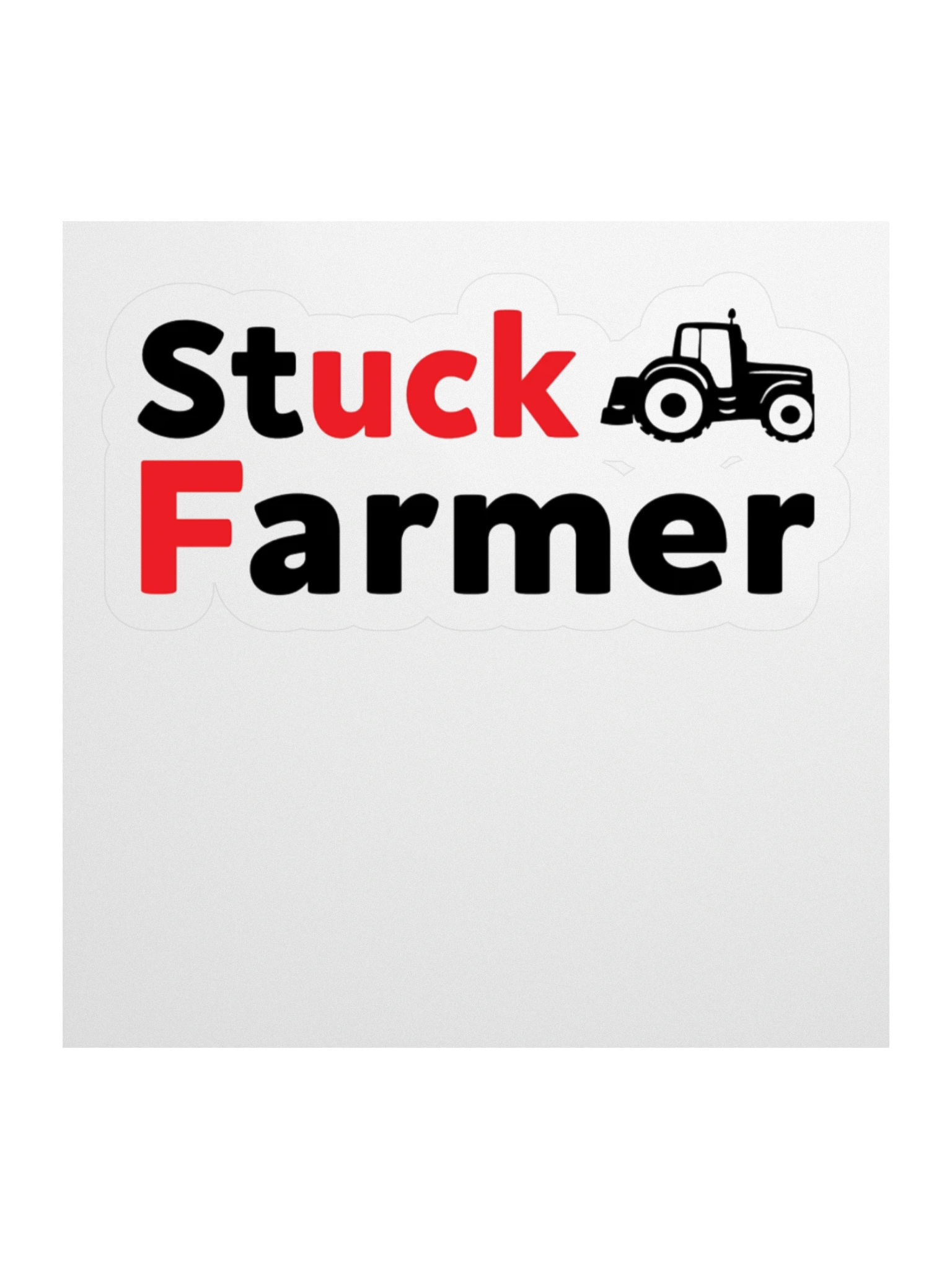 Stuck farmer stickers product image (1)