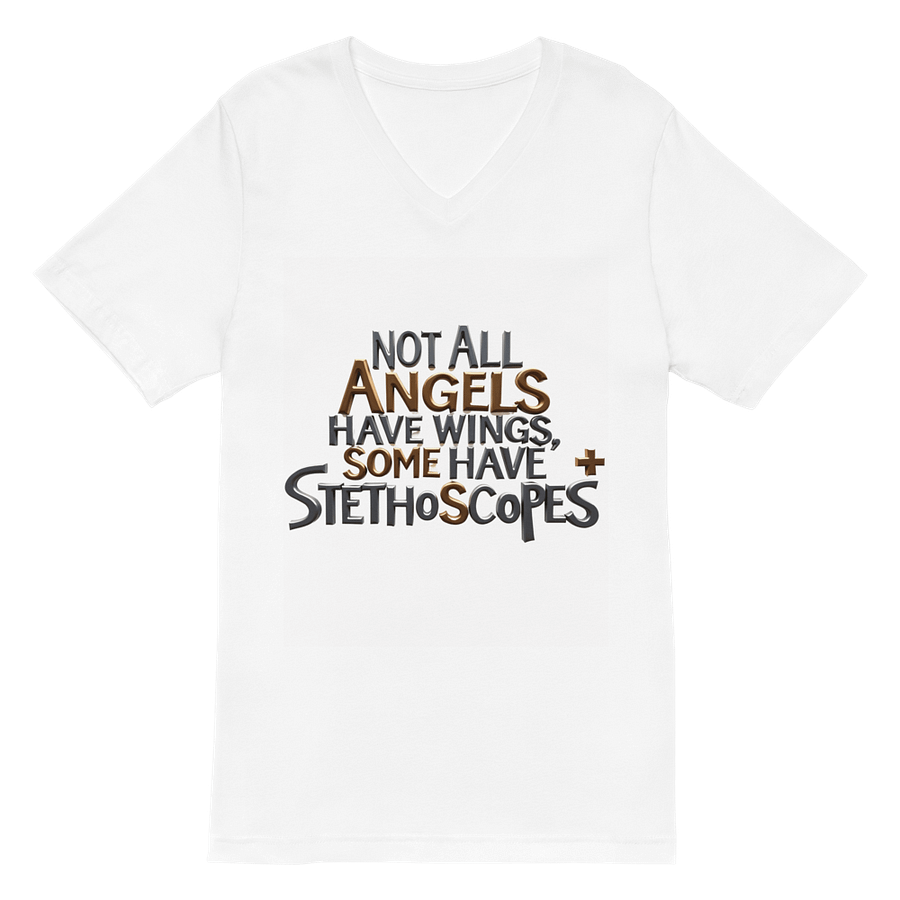 Stethoscope Angel V-Neck Tee product image (2)