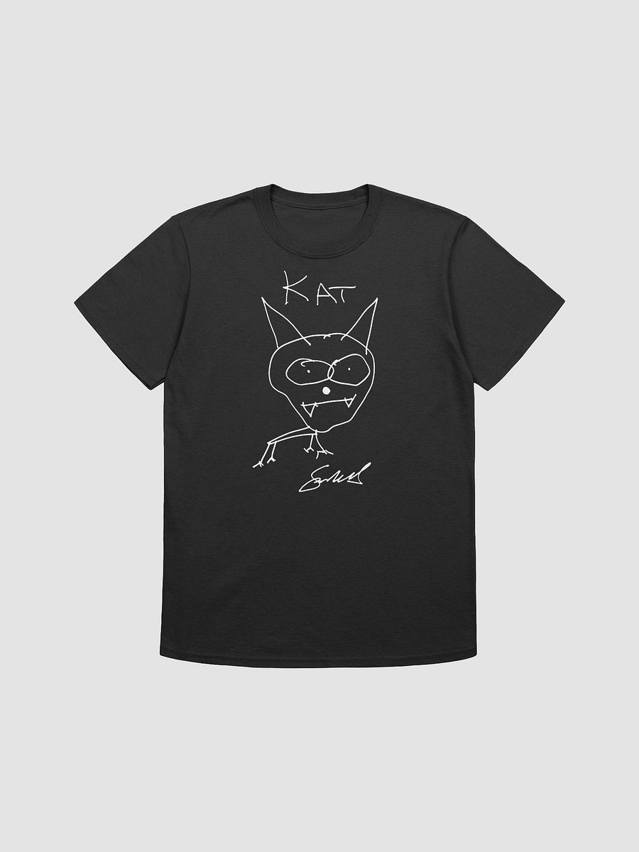 The "KAT" lightweight t-shirt (white sharpie) product image (3)