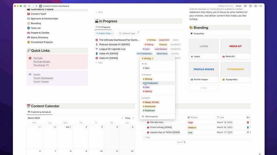 ContentOS | The Creator Dashboard Template product image (8)