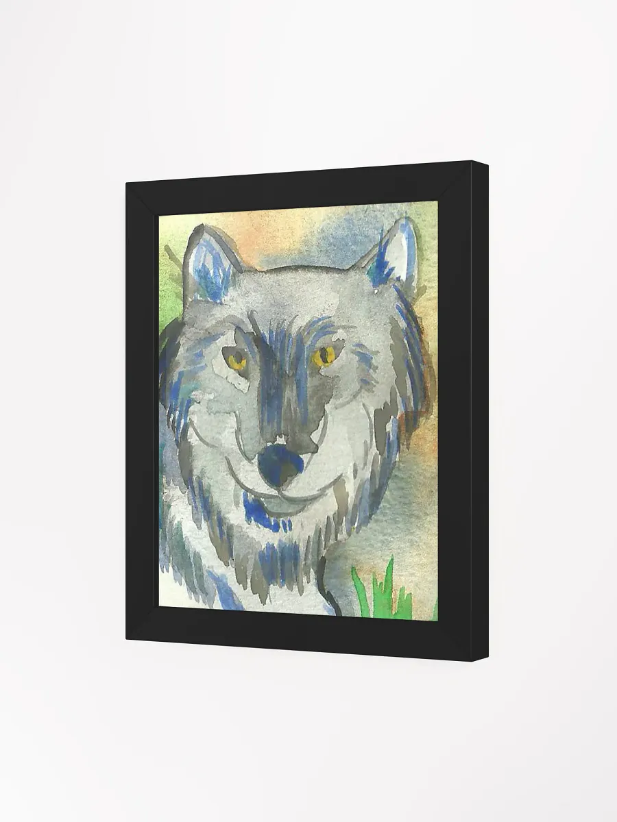 Gray Wolf Framed Print product image (20)