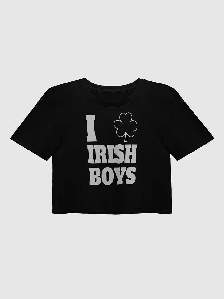 I Love Irish Boys Crop Top – St. Patrick’s Day Tee product image (1)