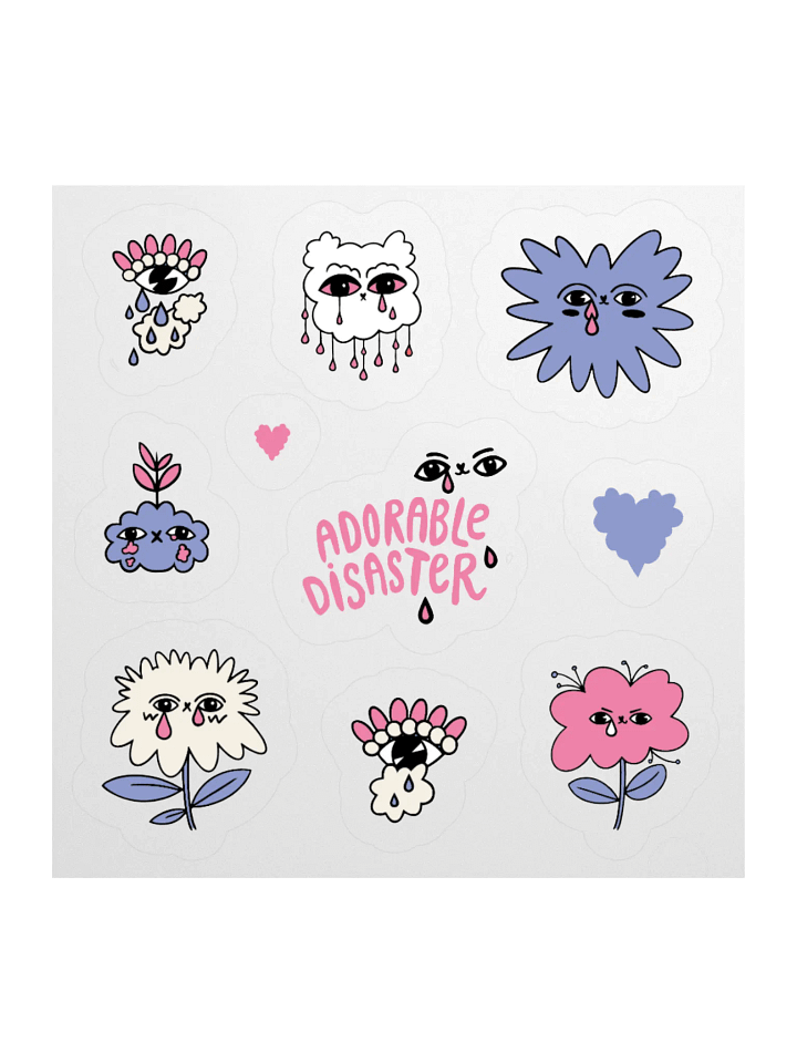 WLS Stickers 'Adorable Disaster' product image (1)