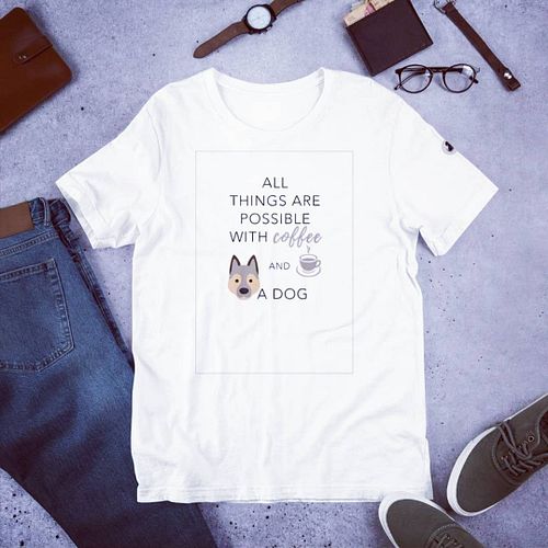 Have a coffee☕ an a dog 🐕
.
.
.
. 
#coffeedog #ilovemydog #dogloversclub #gdslove #akitalover #labradorlove #shirtfordogs #ts...