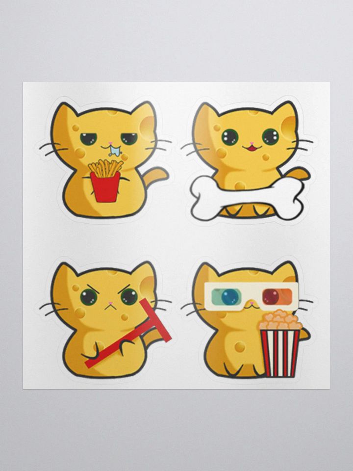 Käsekatzen Sticker V2 product image (1)