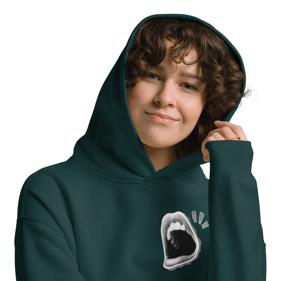 Let my raw energy oversized fit hoodie product image (12)