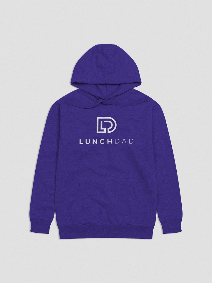 LunchDad Original Hoodie (White Logo) product image (1)
