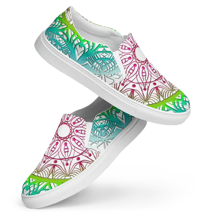Radiant Mandala Slip-Ons product image (1)