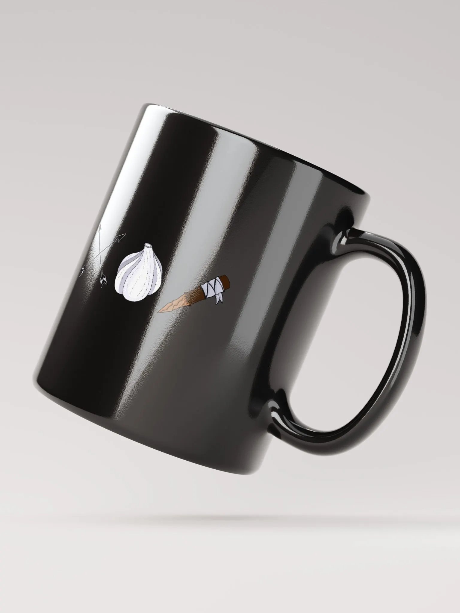 Vampires Everywhere! Black Glossy Mug product image (3)