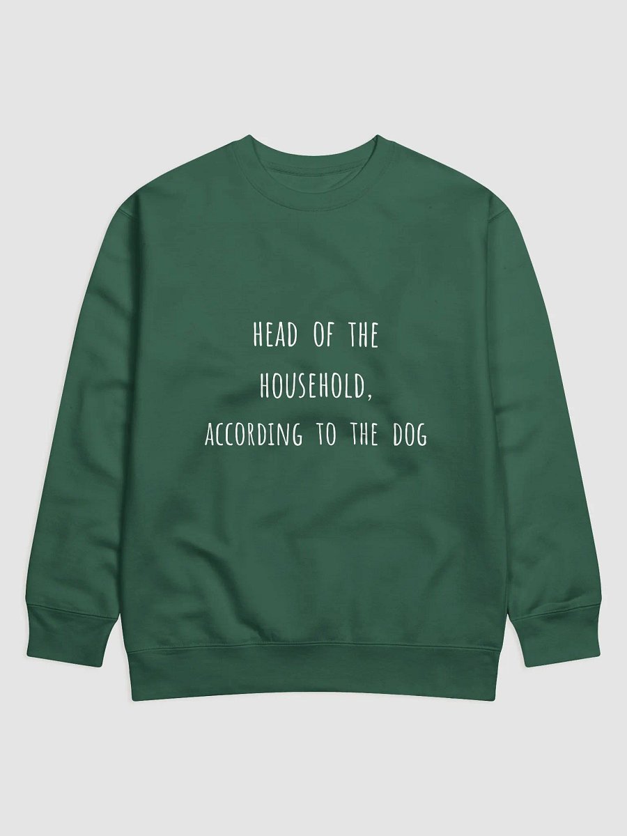 Head of the Household, According to the Dog - Charming Sweatshirt for Dog-Loving Dads product image (17)