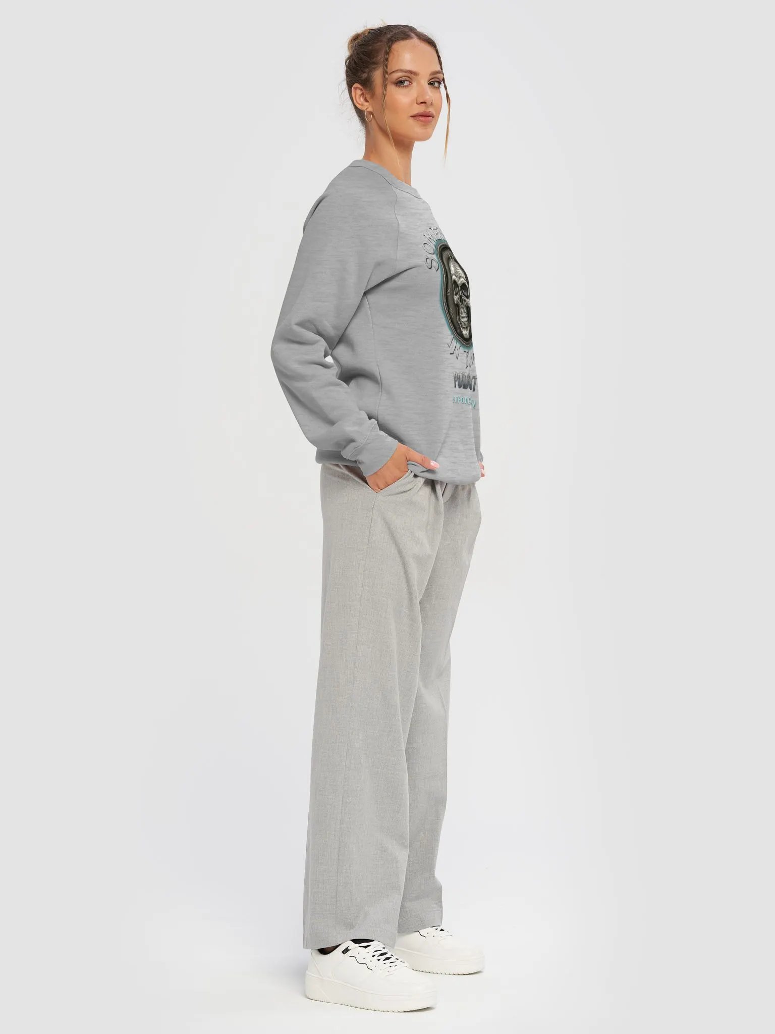 Somewhere in Time Single Sided Bella+Canvas Unisex Sponge Fleece Raglan Sweatshirt product image (6)