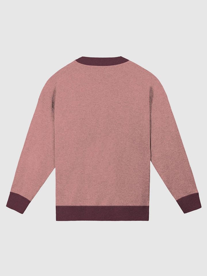 ANGELIC (lg. lined design, tri-tone pink) knitwear relaxed crewneck product image (7)
