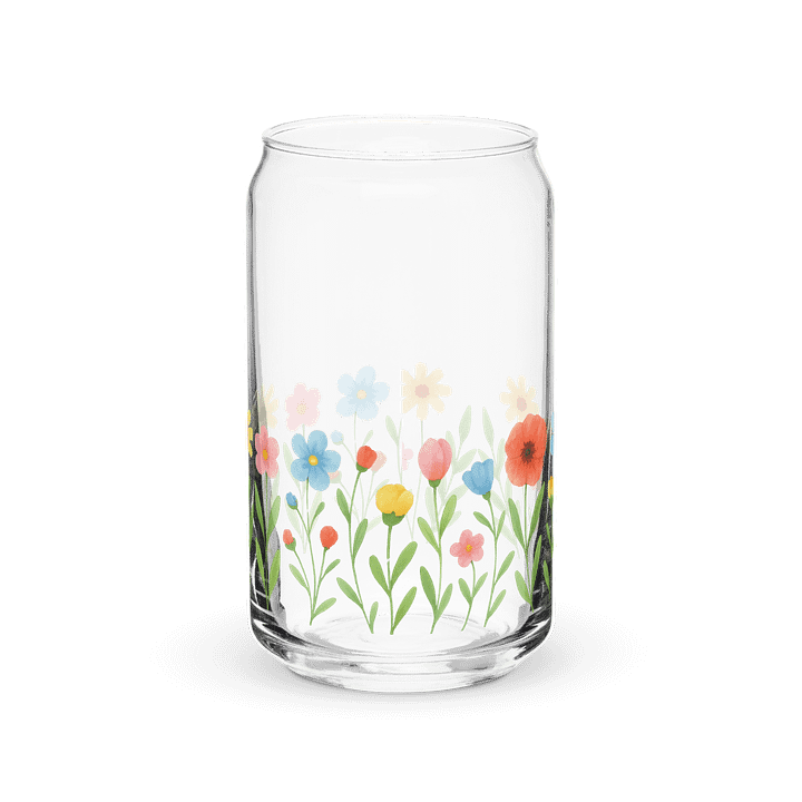 Floral Fantasy Can-Shaped Glass product image (1)