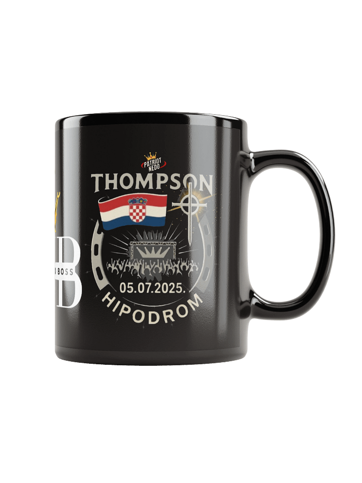 Patriotic Crest Black Mug product image (1)