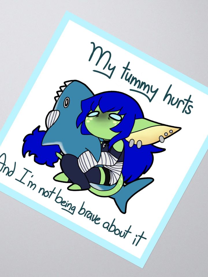 Tummy Hurts Sticker (Updated) product image (2)